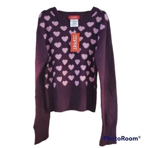 NWT Vintage ESPRIT Girls Sweater Sz. L 14